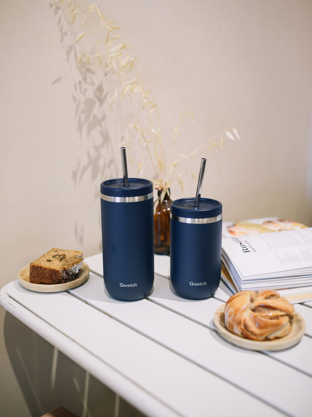 Insulated Cold Cup - Matt Navy Blue