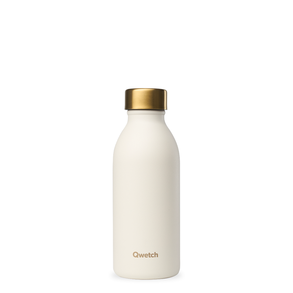 Insulated Bottle - Icon Sand & Gold