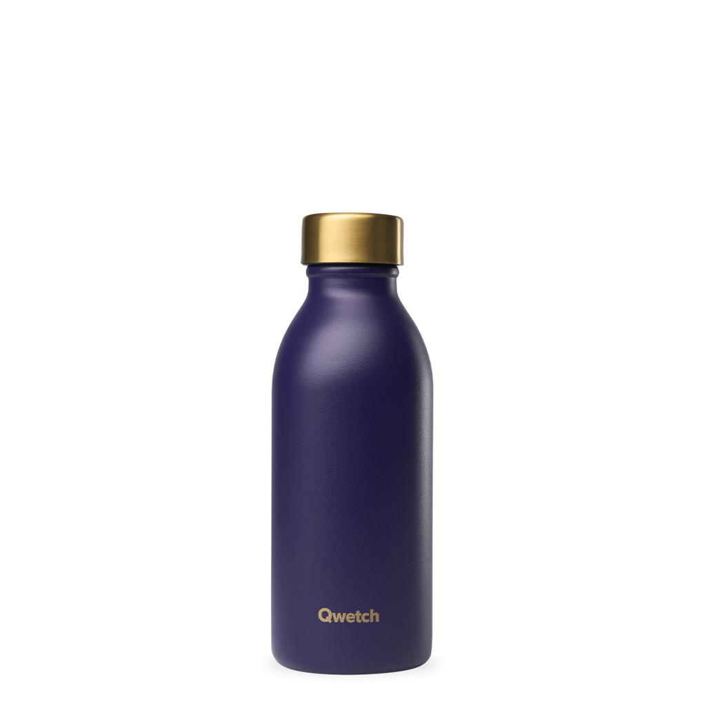 Insulated Bottle - Icon Dark Purple & Gold