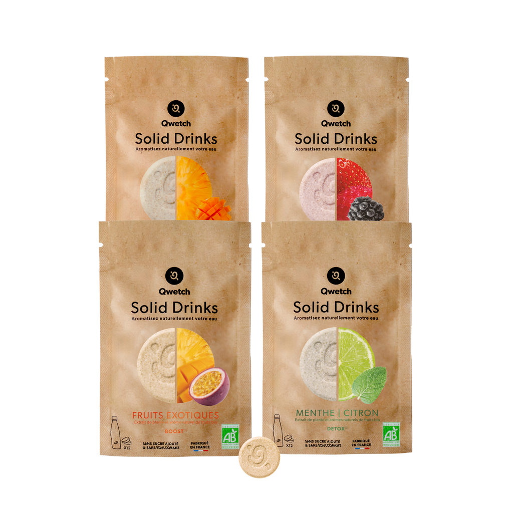 Discovery Kit Solid Drinks - 4 sabores orgánicos